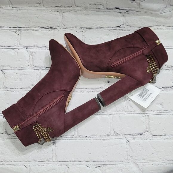 Rich Purple Aquazzura 'Naty' Boot - 36.5 - Picture 9 of 12